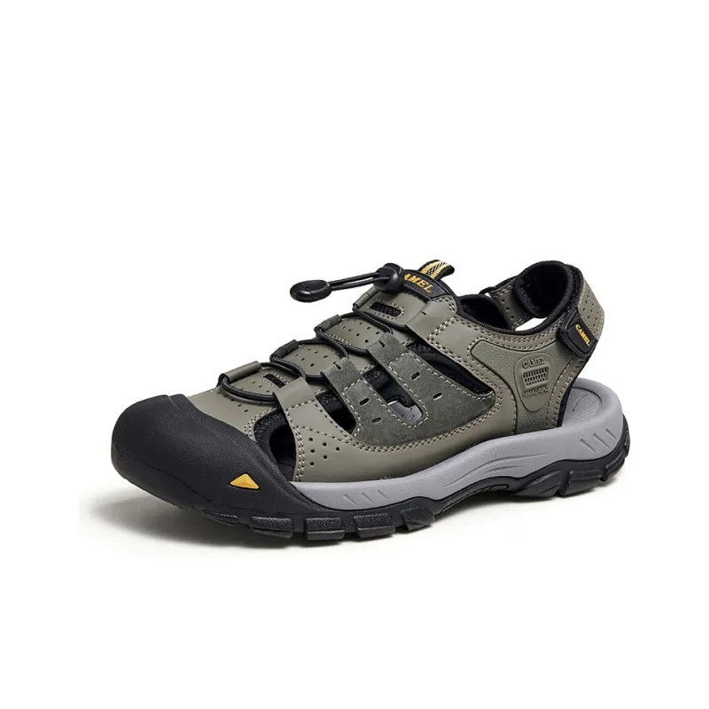 CAMEL River Trekking Shoes Men Black/Sand/Light Green-11