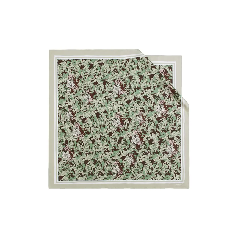 WENSLI Double Sided Print Large Scarf Women's-4