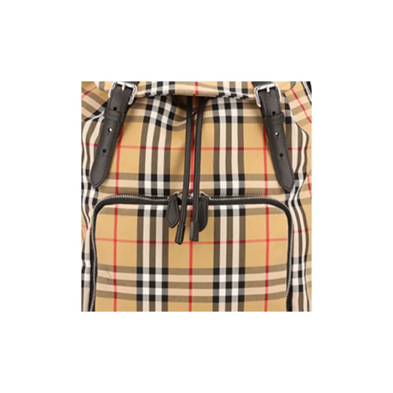 Burberry Fabric Backpack Women's Yellow-7