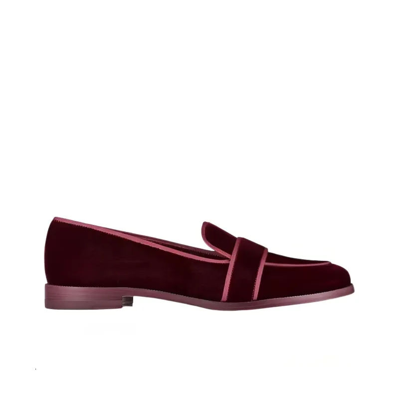 AQUAZZURA Martin Velvet Loafers-1