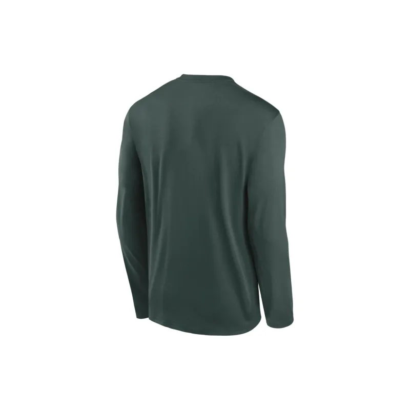 Nike Oakland Athletics Authentic Collection Practice T-Shirt Men's Hunter Green-1