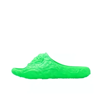 VERSACE Molded Barocco Pool Slide Lime