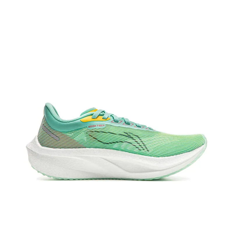 LINING Feidian 4 Challenger Running Shoes Men Low Top Fluorescent Ice Cyan/Lemon-1