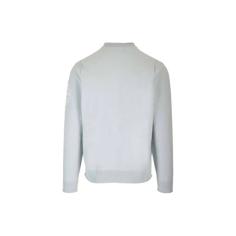 STONE ISLAND Compass Embroidered Knitted Jumper-1