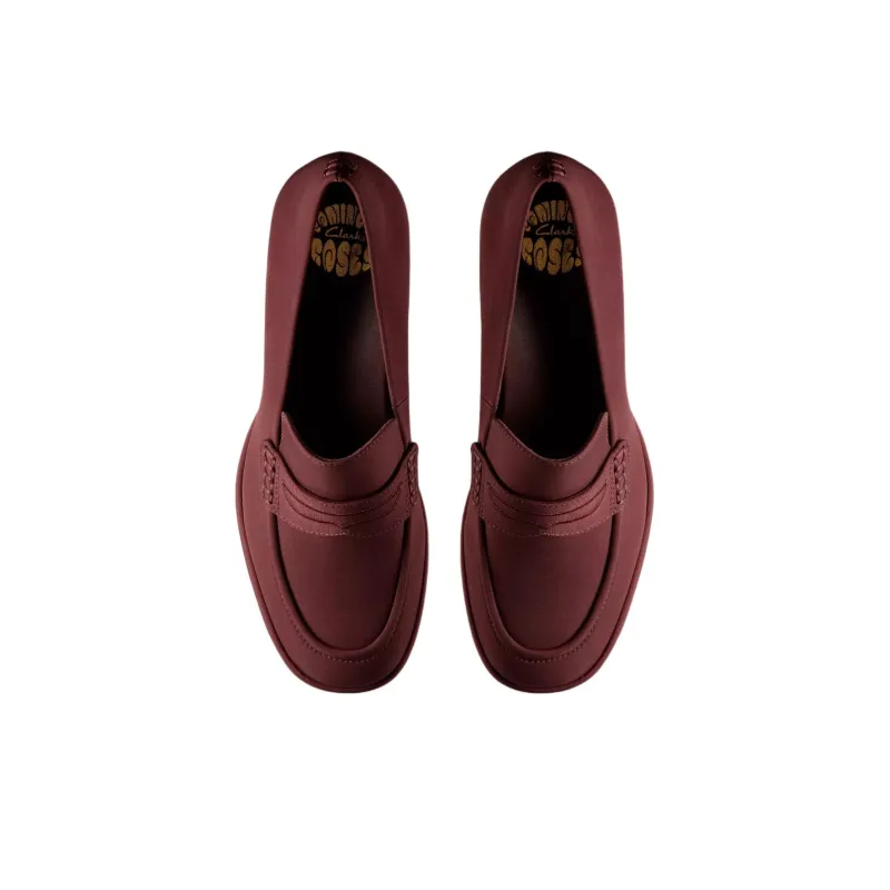 Clarks Loafer 2 Martine Rose Ox Blood Textile Women's-3