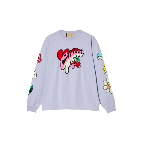 GUCCI Sweatshirts Men Light Purple