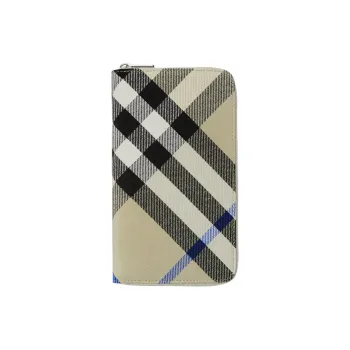 Burberry Shield Polyester Wallet Men's Moss Green