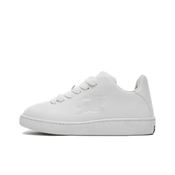 Burberry Leather Box Sneaker 'Debossed Equestrian Knight White'