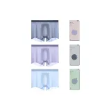 3-Dark Gray+Gray Purple+Light Blue