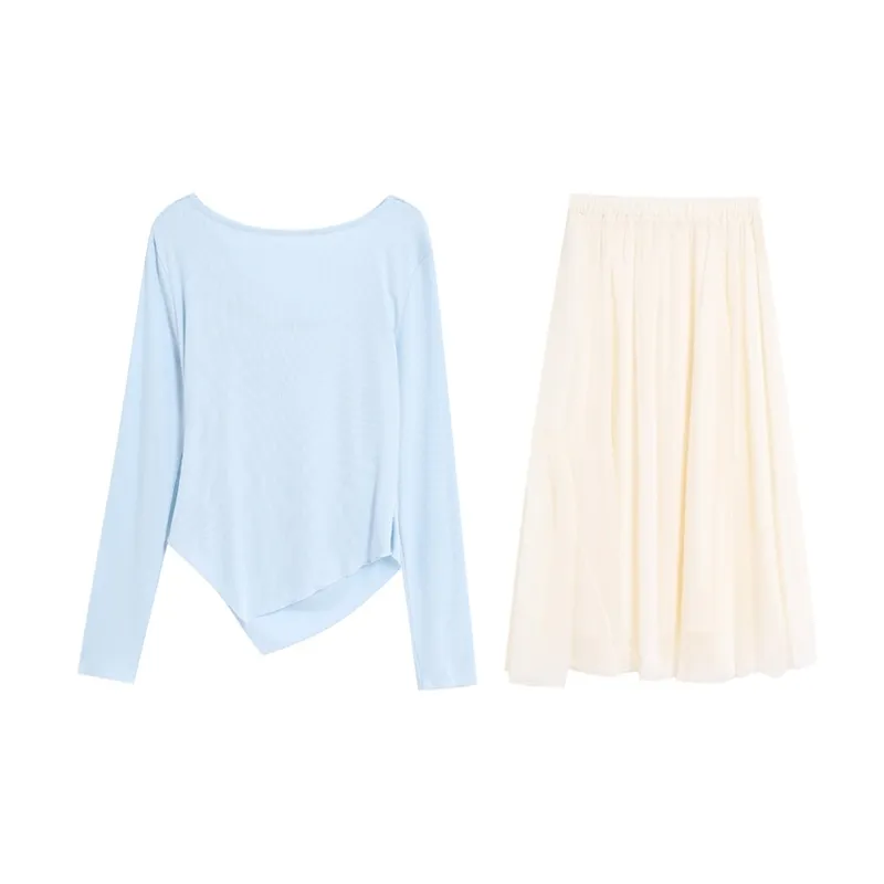 HAPG Two Piece Skirt Sets Women's-1