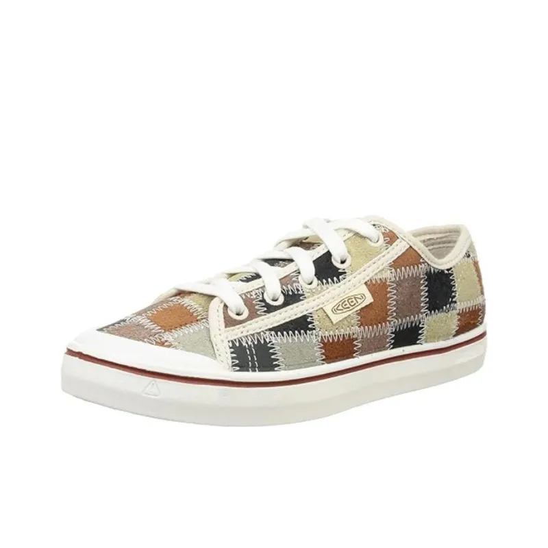 KEEN Elsa Lite HARVEST SNEAKER LEA Warm Slip-Resistant Low-Top Skateboard Shoes Women's Brown-2