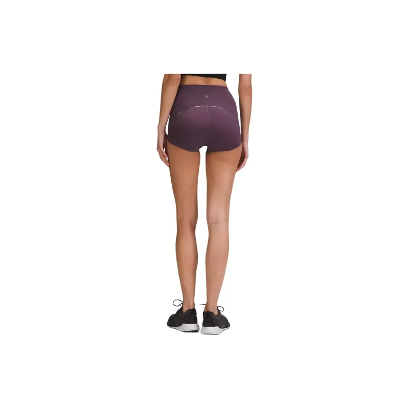 Lululemon Nulux Tight-Fit High-Rise Track Short 2.5' Sports Shorts Women's-1