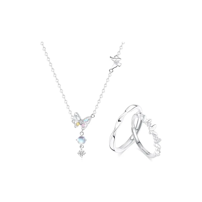 MISS TOOYA Sterling Silver Necklaces Unisex-2