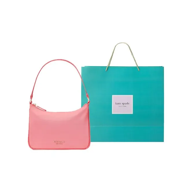 Kate Spade Sam Fabric Shoulder Bag Handbag Shoulder Bag Women's Coral Pink-4