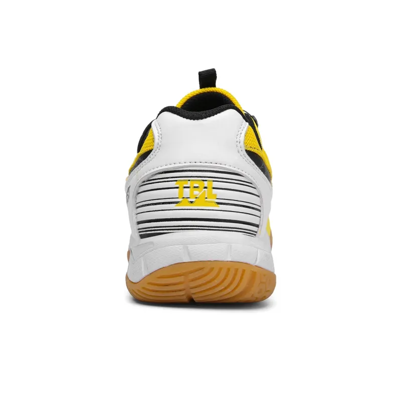 TABOLU Badminton Shoes Unisex Low Top White/Yellow-12