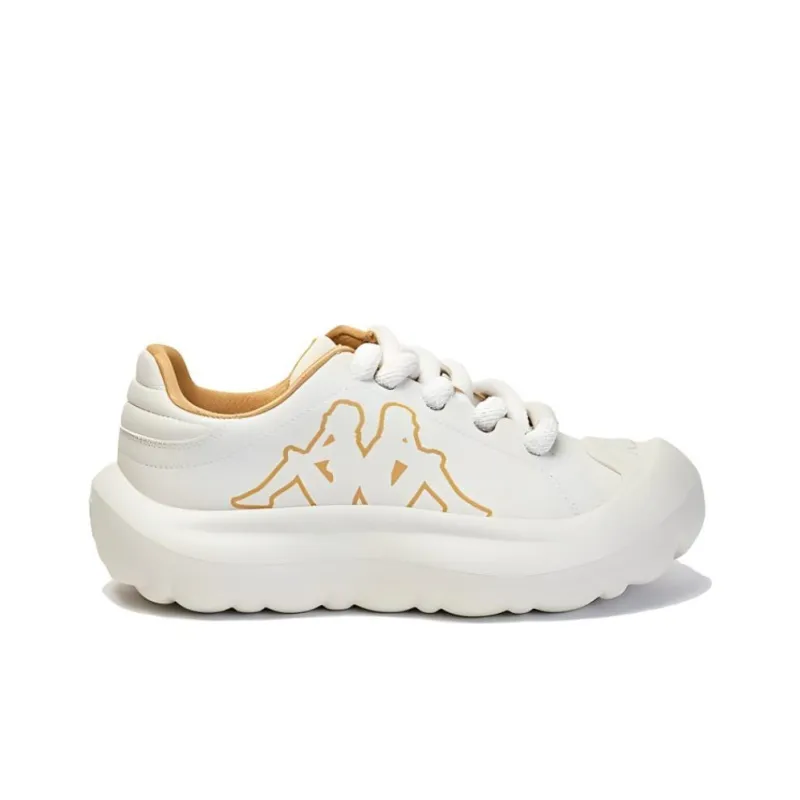 Kappa Wear Resistant Low Top Casual Shoes Women's Beige Yellow-1