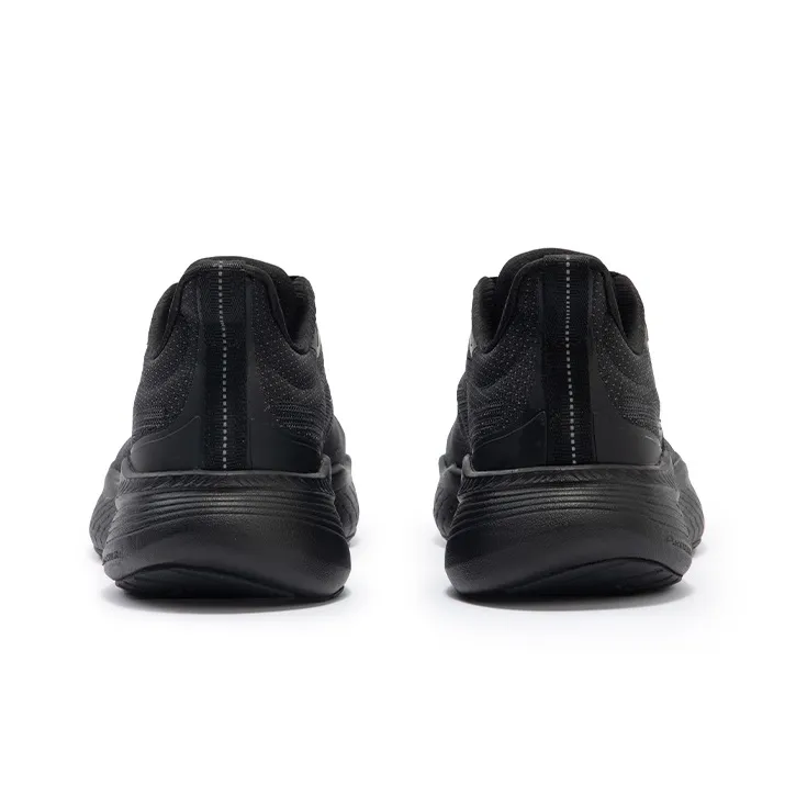361° Semi Competitive Attitude Cushioning Anti Slip Wear Resistant Breathability Low Top Running Shoes Men's Black Gray-3