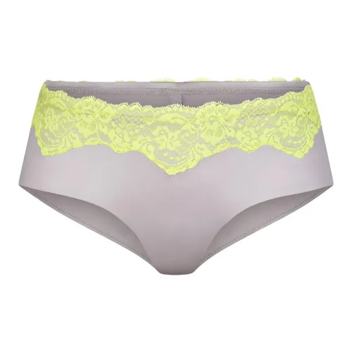 SKIMS LACE SWIM CHEEKY HIPSTER Swimming Shorts Women's Chrome/Chrome-Plated