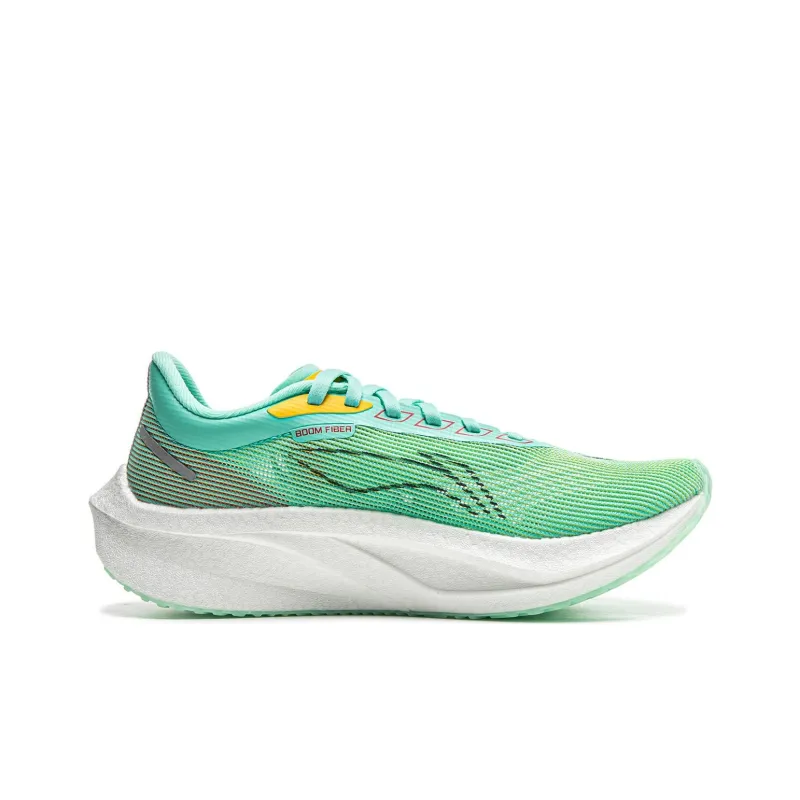 LINING Feidian 4 Challenger Running Shoes Women's Low Top Fluorescent Ice Cyan/Lemon-1