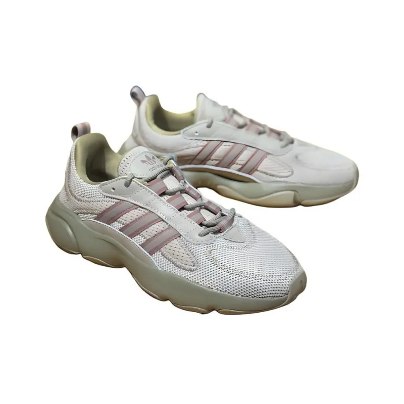 Adidas Originals Haiwee Cushioning, Wear Resistant Low Top Casual Shoes Unisex Gray Purple-2