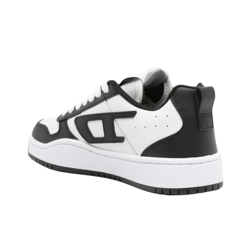 DIESEL Low Top Skateboard Shoes Women's Black-4