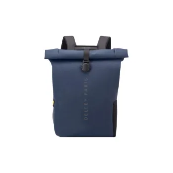 DELSEY PU Backpack Medium Size Unisex Night Blue