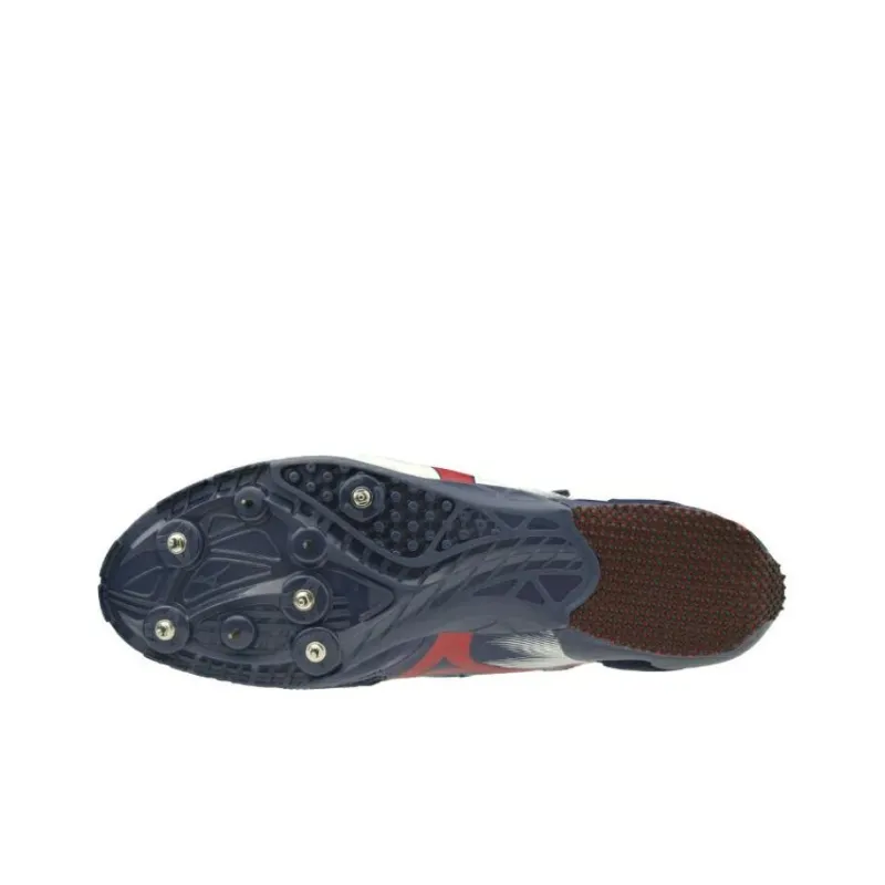 Mizuno GEO SPRINT 4 Cushioning Wear-Resistant Low-Top Running Shoes Unisex Red Blue White-4