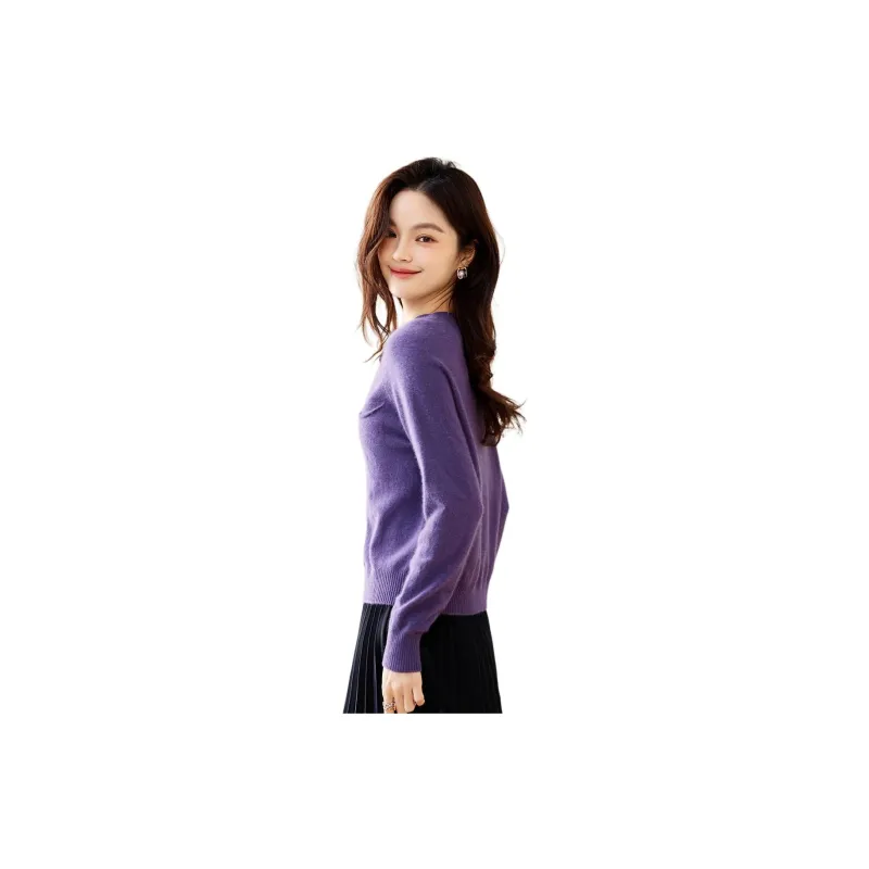 CARBAMMI Sweater Women's Grape Purple-3
