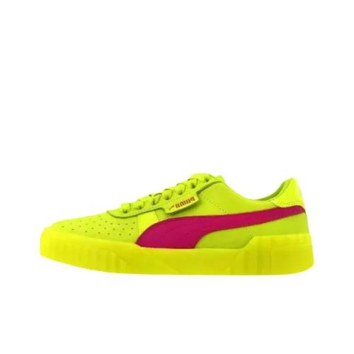 Puma Cali 90s Lime Punch Fuchsia Purple Women's