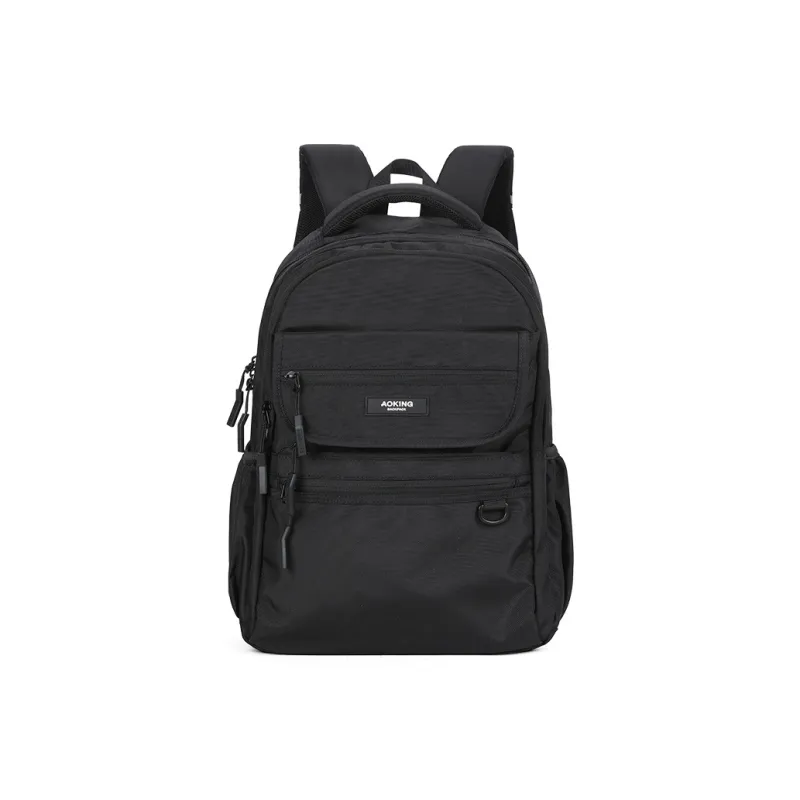 AOKING AK Nylon Backpack Regular Men's Black/Light Gray/Light Purple/Light Khaki-1