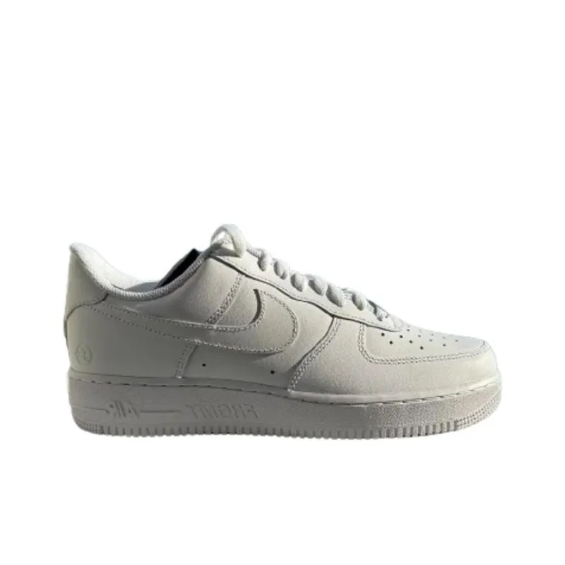 Fragment Design x Nike Air Force 1 Slip-Resistant Low-Top Skateboard Shoes Unisex White-1