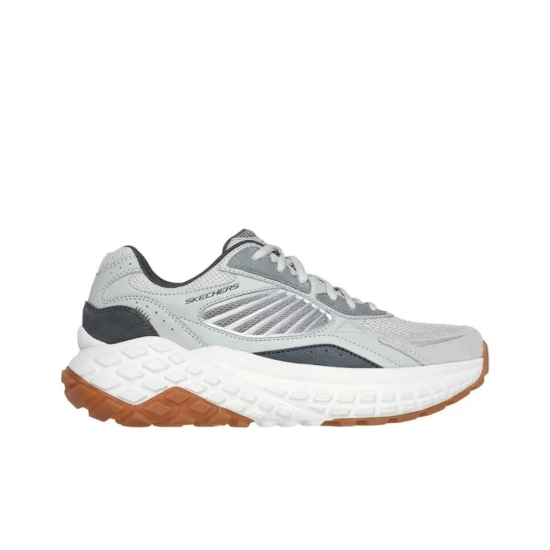 Skechers Sport Anti Slip And Wear Resistant Breathable Low Top Casual Shoes Men's Gray-1