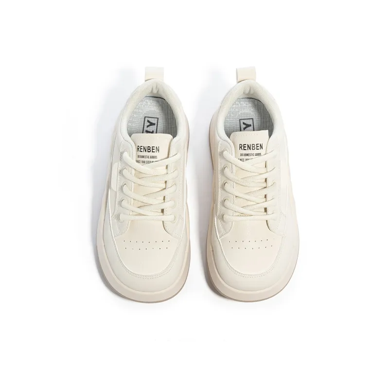 Humanism 1986 Chunky Sneakers Women's Low Top White/Black/White/White/Red/White/Khaki-17