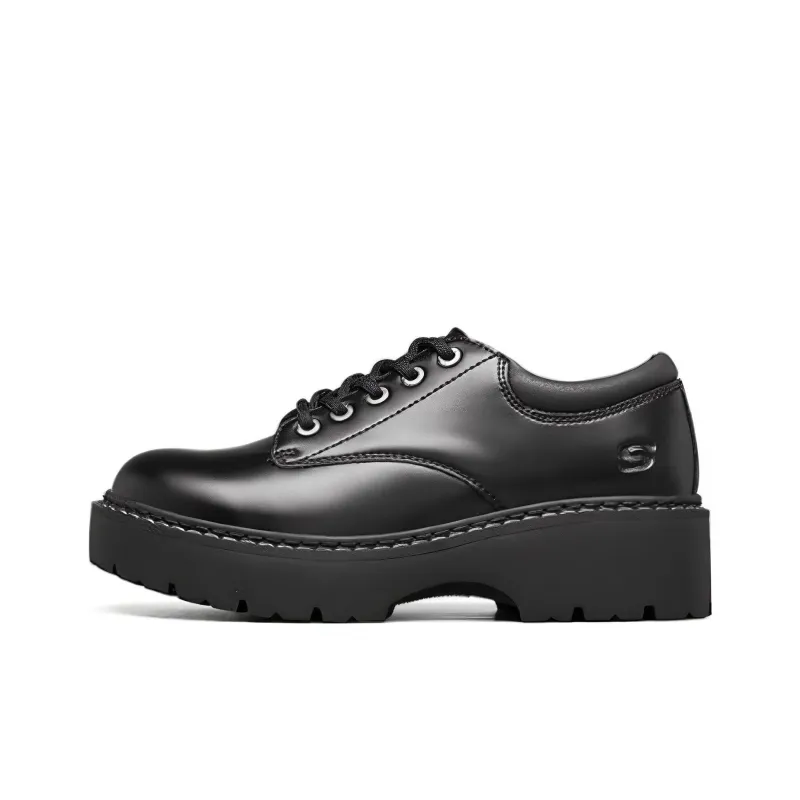 Skechers Cushioning Anti Slip Wear Resistant Breathability Low Top Casual Shoes Women's Black-0