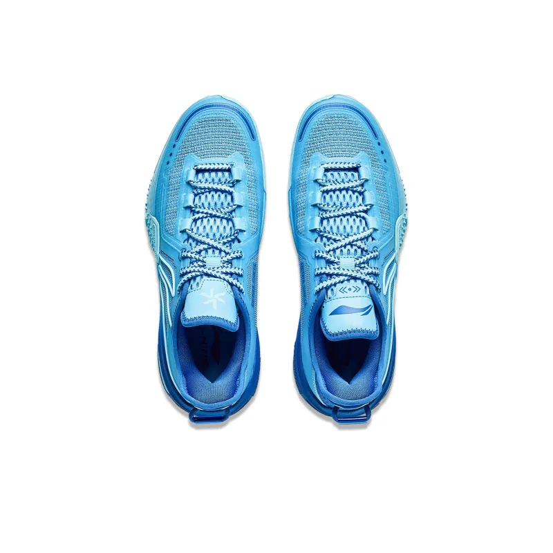LINING Basketball Shoes Men Low Top Blue-3