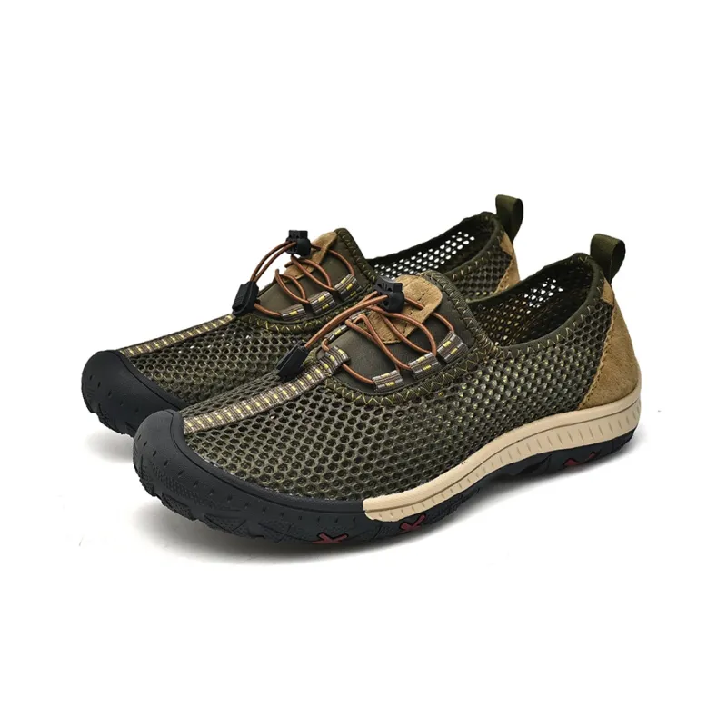 Season Ram Men's Casual Shoes Men Low Top Black/Gray/Green-10