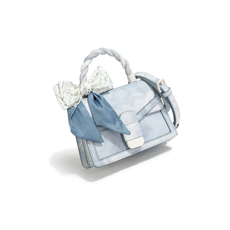 MACKJANICE PU Handbag Crossbody Bag Regular Women's Blue-3