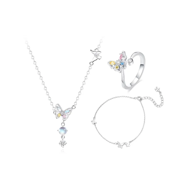 MISS TOOYA Sterling Silver Necklaces Unisex-4