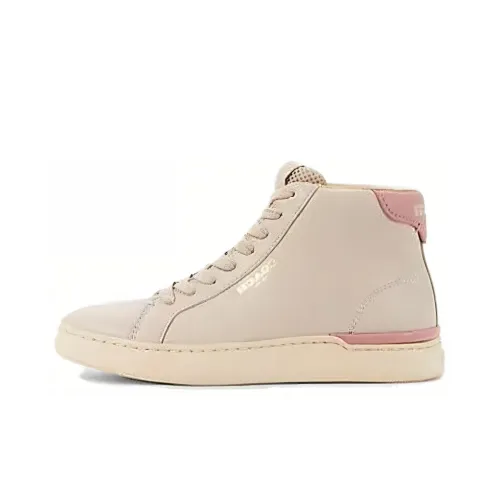 COACH High-Top Skateboard Shoes Women's Pink