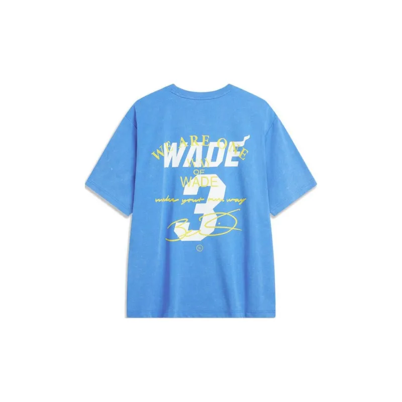 LiNing T Shirt Men's Interstellar Blue-1