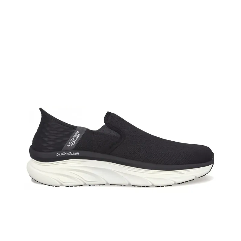 Skechers D'lux Walker Cushioning, Wear Resistant Low Top Casual Shoes Men's Black-1
