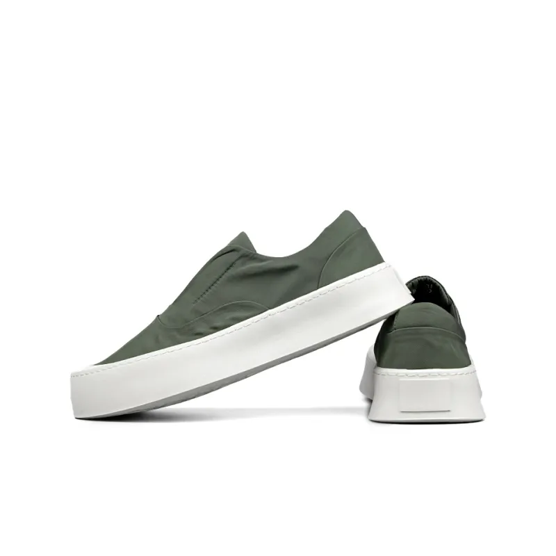 Jiechu Anti-Slip Wear-Resistant Breathable Lightweight Height Increasing Low-Top Skateboard Shoes Men's-6