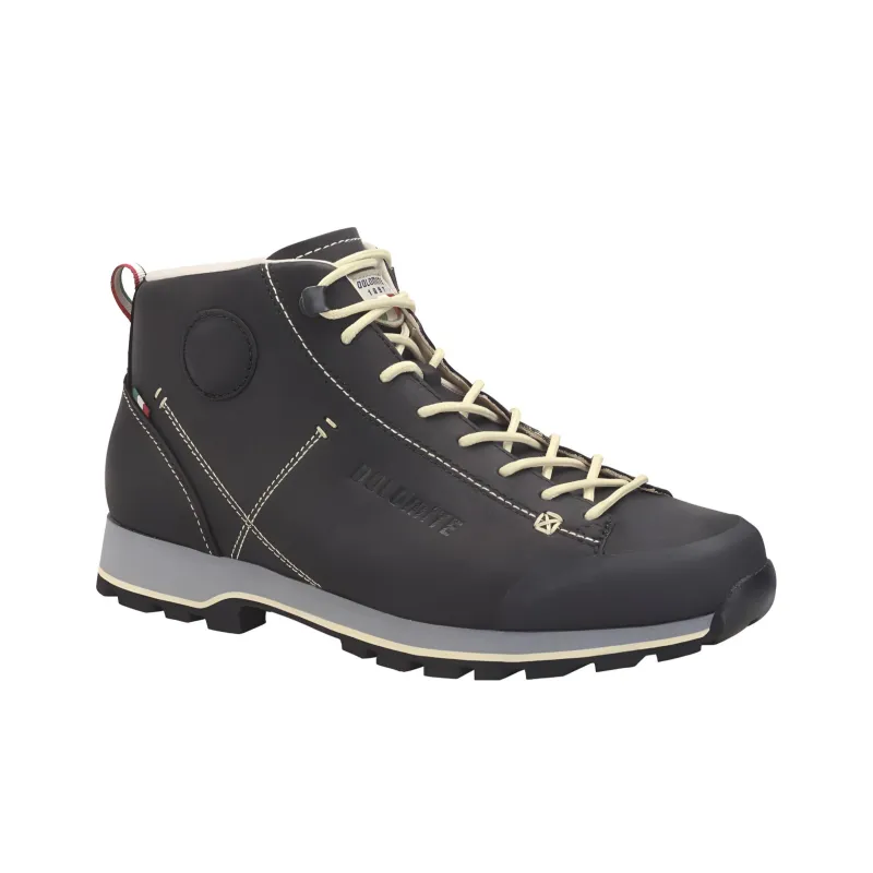 Dolomite 54 Cinquantaquattro Mid FG Anti-Slip Wear-Resistant Mid-Top Outdoor Shoes Unisex Black-1
