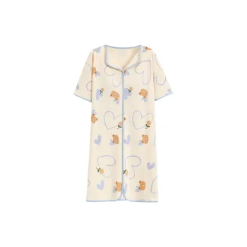 Mulong Family Nightgown Women's Apricot