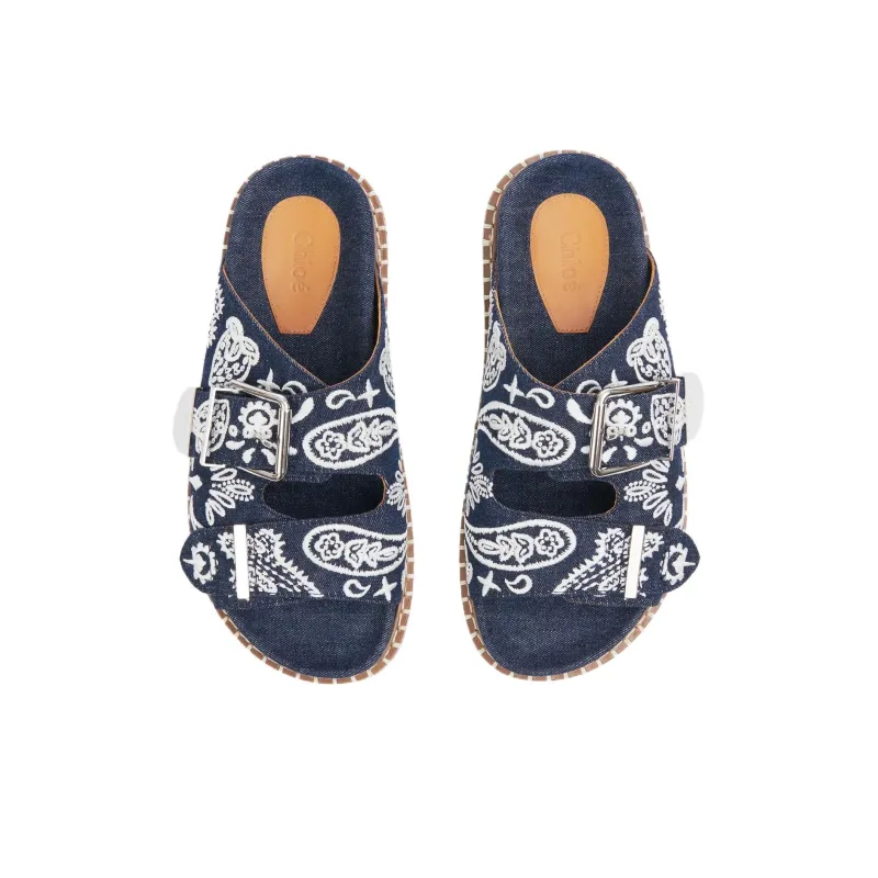 Chloé Rebecca Denim Sandals-3