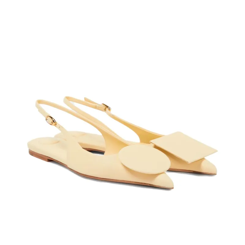 Jacquemus Les Slingback Duelo Plates Ballerina Shoes-2