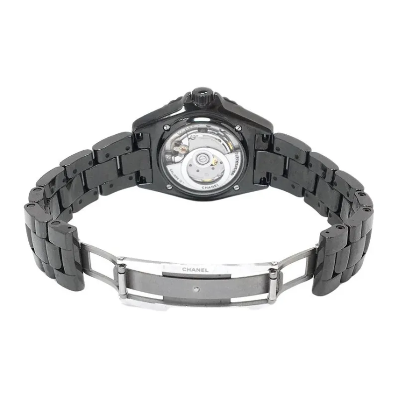 CHANEL J12 Collection Wrist Watch Automatic Mechanical Movement Ceramic Strap 38mm Black Dial Women's Watch J12 H7418-3