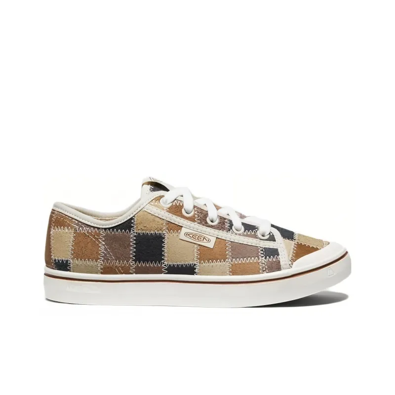 KEEN Elsa Lite HARVEST SNEAKER LEA Warm Slip-Resistant Low-Top Skateboard Shoes Women's Brown-1