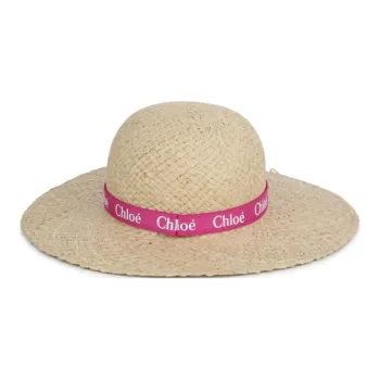 Chloe Raffia Bucket Hats Kids' Beige