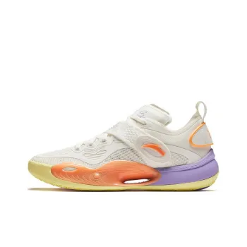 Anta Slip Resistant Low Top Basketball Shoes Men's White